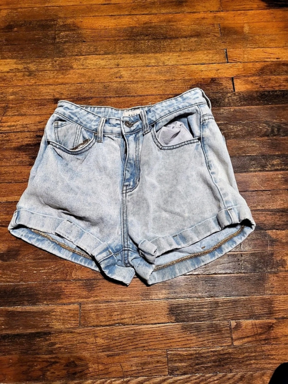 Pacsun Mom Short Denim Shorts Blue Size 25